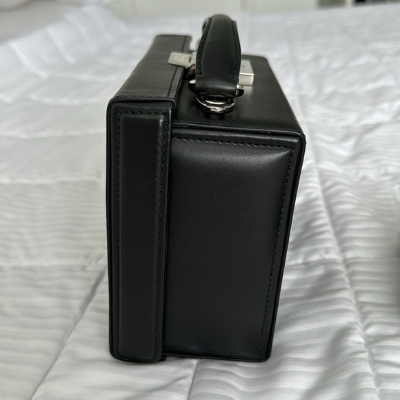 MARK CROSS Grace bag black smooth leather with grommets. Most wanted MC bag! - Picture 4 of 7